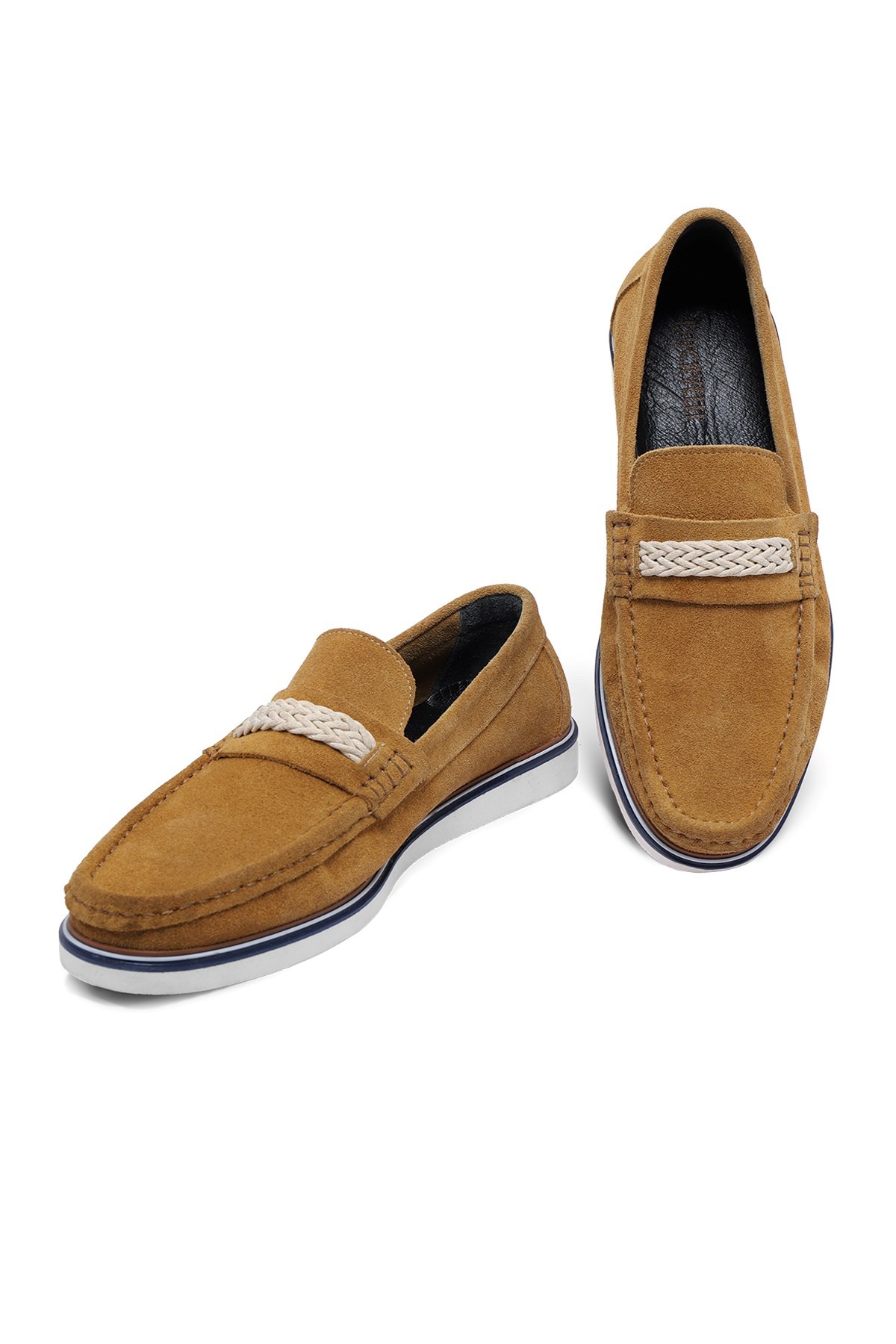 Ducavelli Trapani Genuine Leather Suede Men's Casual Shoes Loafer Shoes
