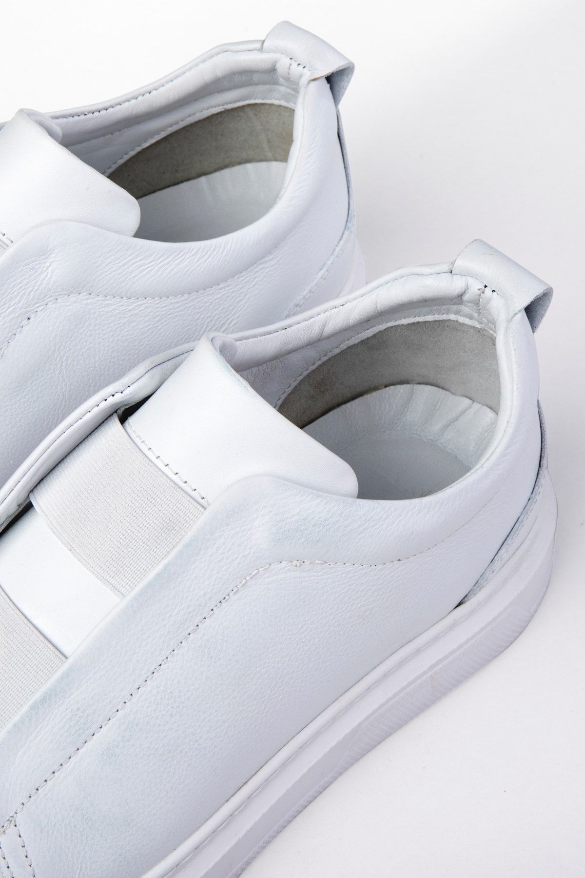 Ducavelli Espo Men's Genuine Leather Sneakers, Elastic Sneakers, Genuine Leather Sneakers, Men's Sneakers
