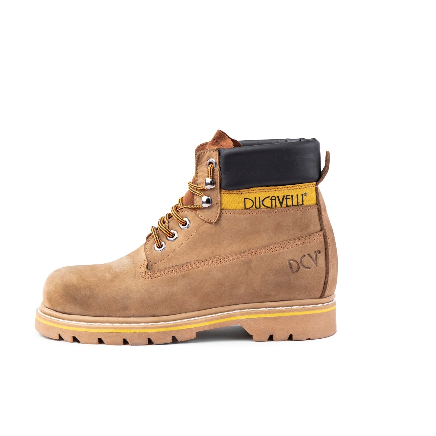 Ducavelli Desert Genuine Leather Nubuck Lace-Up Men's Boots