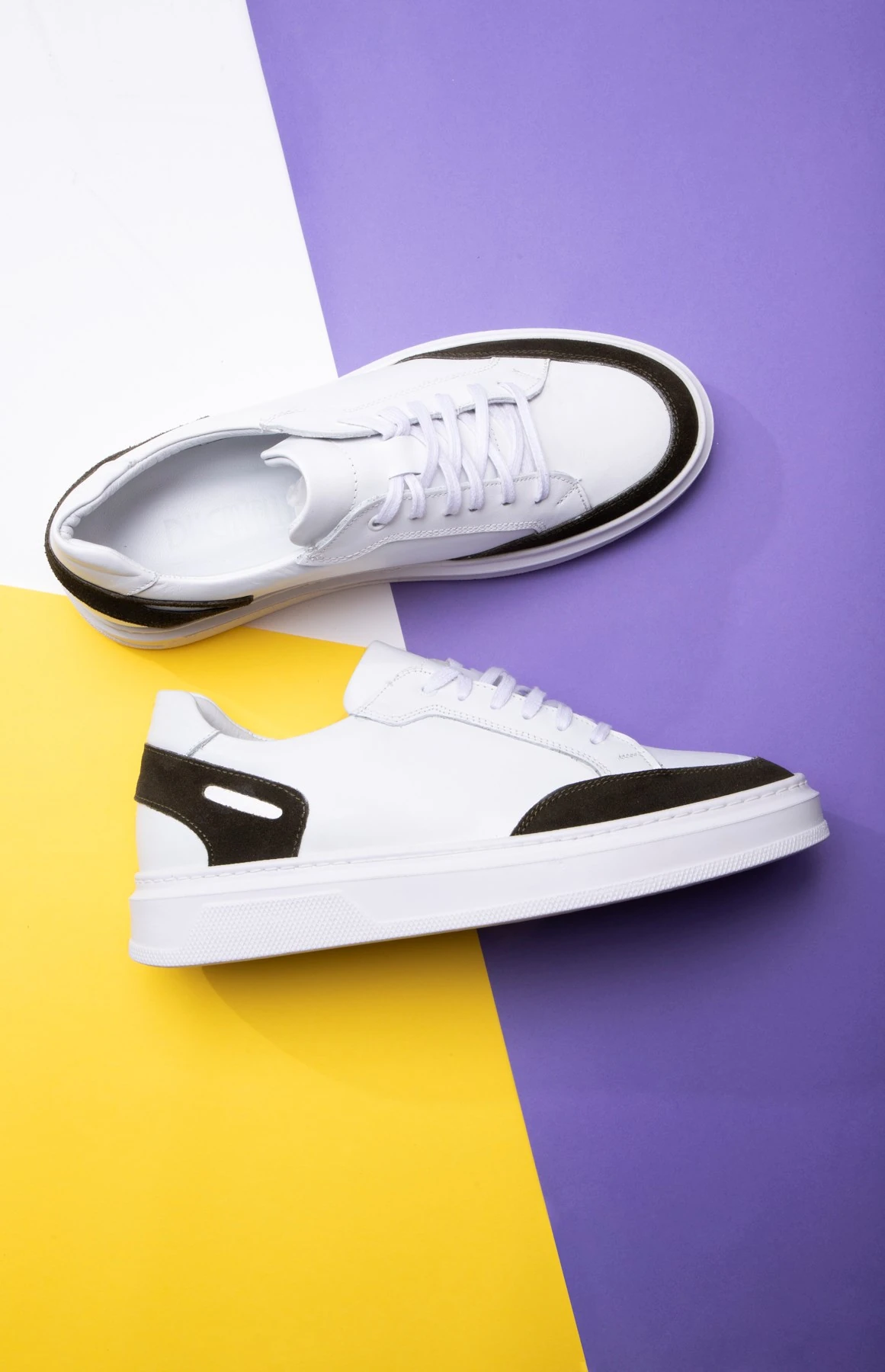 Ducavelli Tarona Men's Genuine Leather Sneakers, Lace-Up Sneakers, Genuine Leather Sneakers, Men's Sneakers