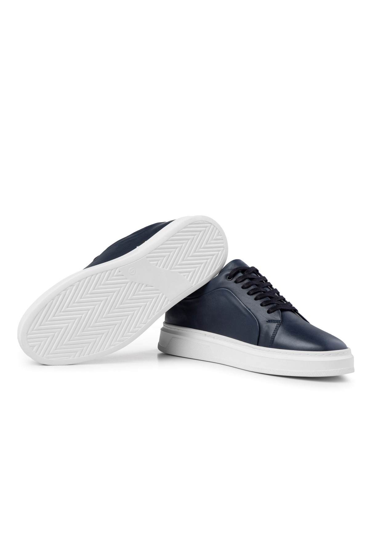 Ducavelli Correndo Men's Genuine Leather Sneakers, Lace-Up Sneakers, Genuine Leather Sneakers, Men's Sneakers