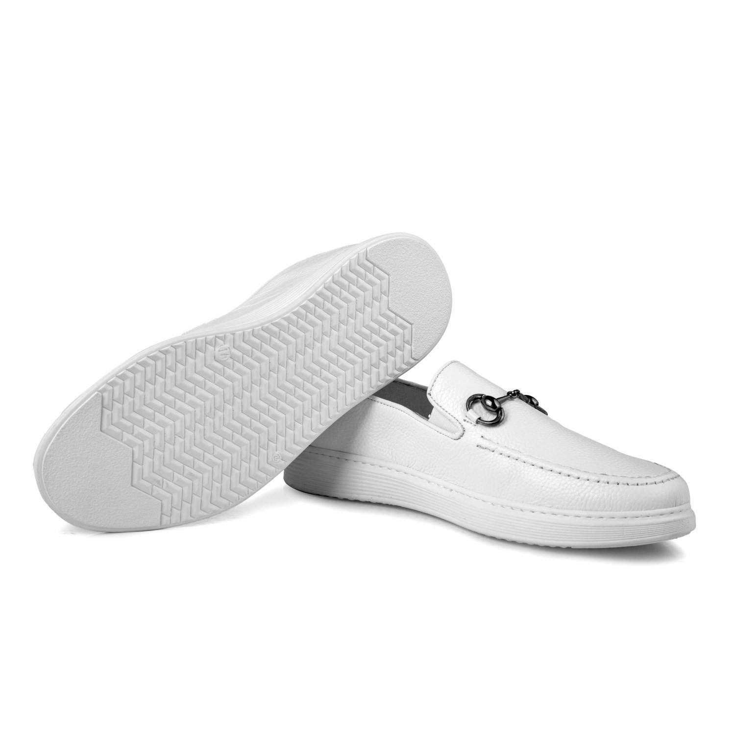 Ducavelli Anchor Genuine Leather Men's Casual Shoes, Loafer Shoes, Light Shoes, Summer Shoes