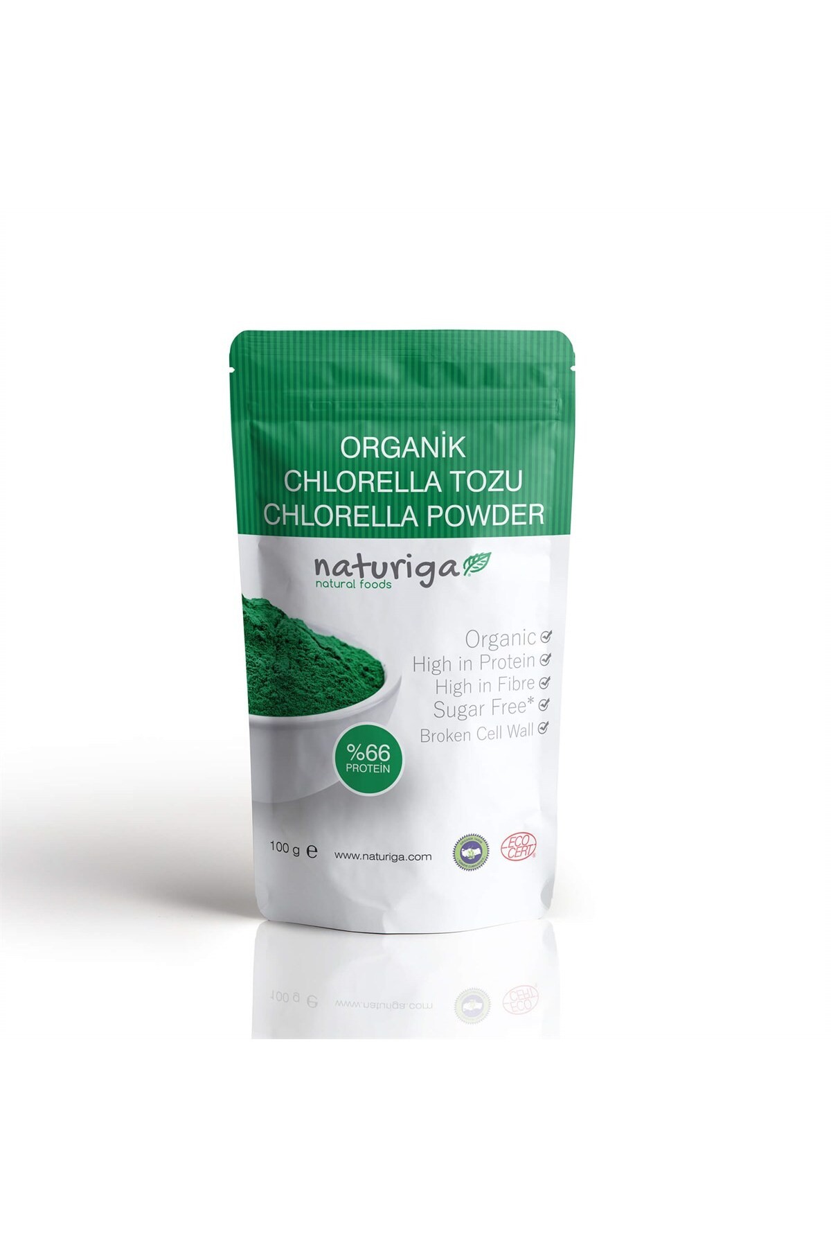 Organik Klorella Tozu 100gr