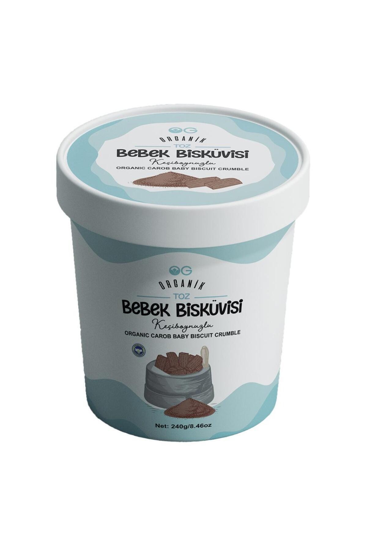 Organik Toz Keçiboynuzlu Bebek Bisküvisi 240 Gr +6 Ay