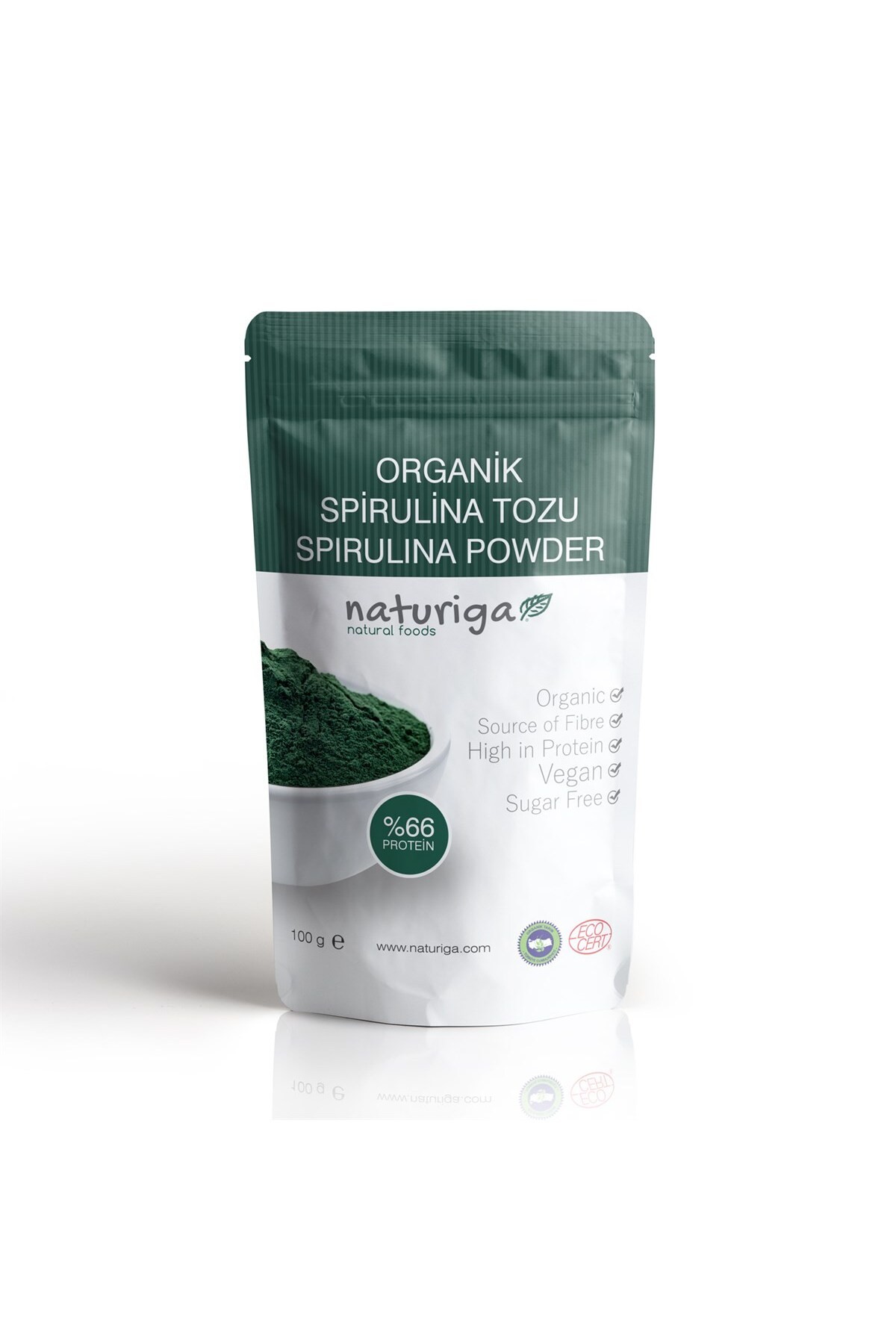 Organik Spirulina Tozu 100gr