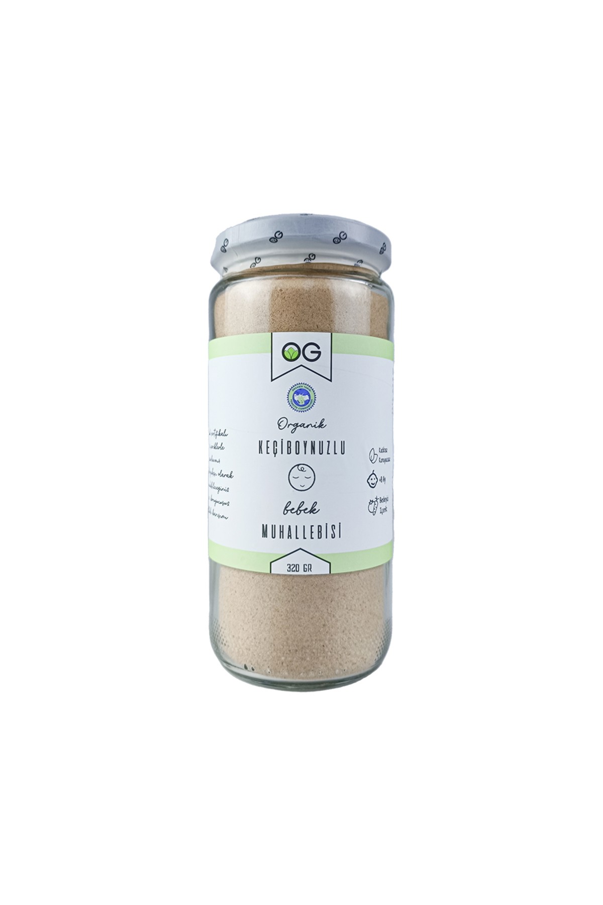 Organik Keçiboynuzlu Bebek Muhallebisi Karışımı 320 Gr +8 Ay