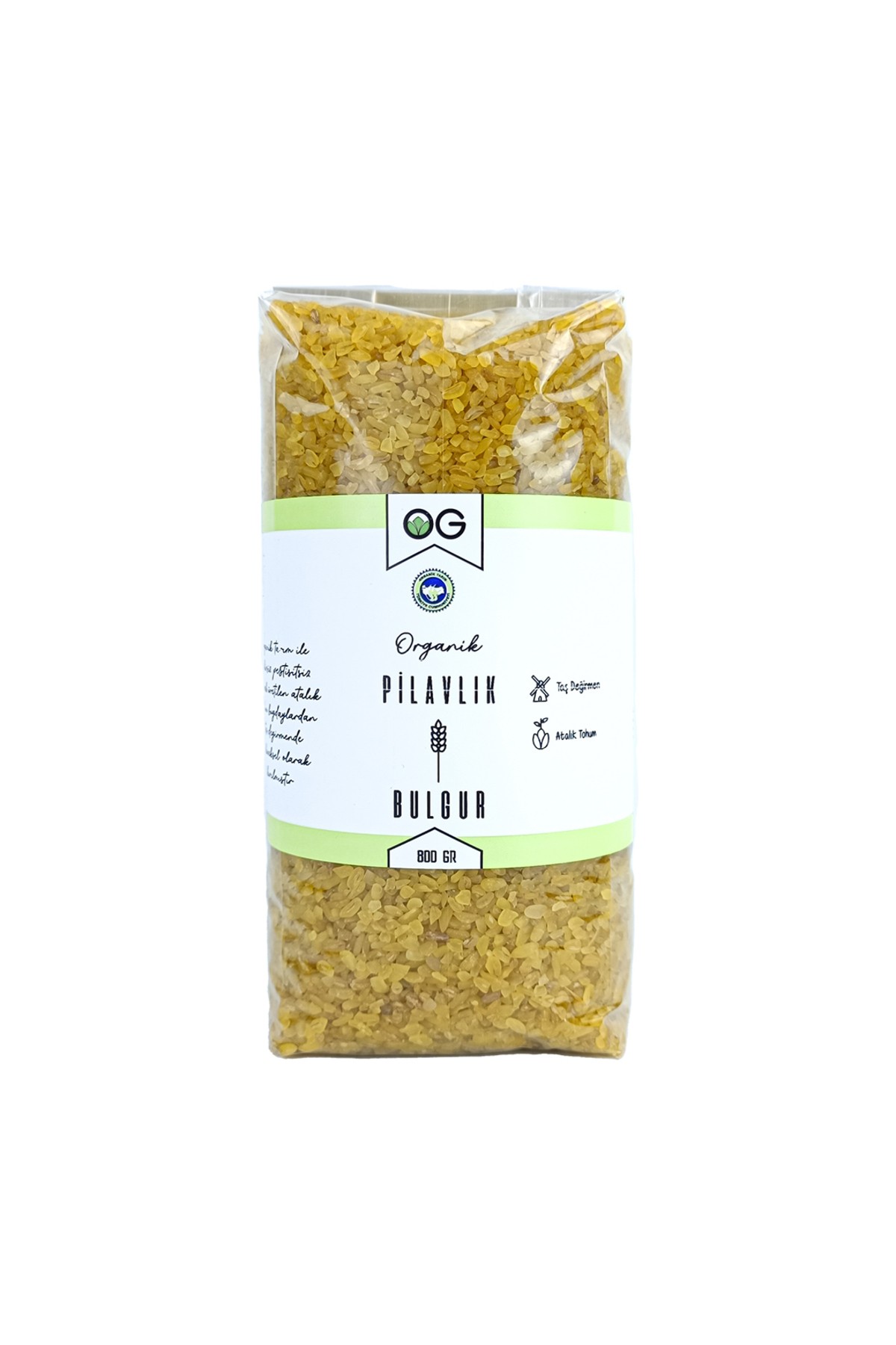 Organik Pilavlık Bulgur 800 Gr