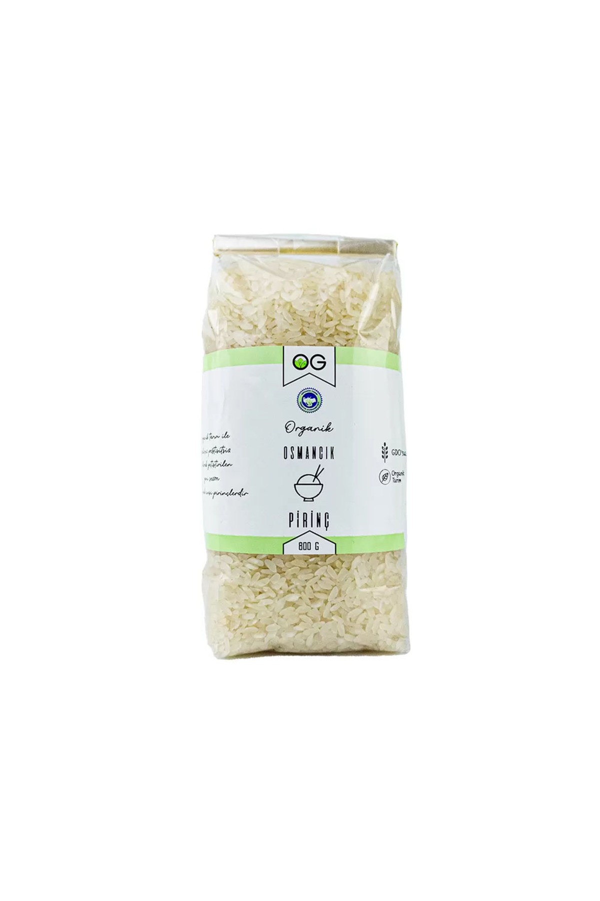 Organik Sertifikalı Osmancık Pirinç 800 Gr