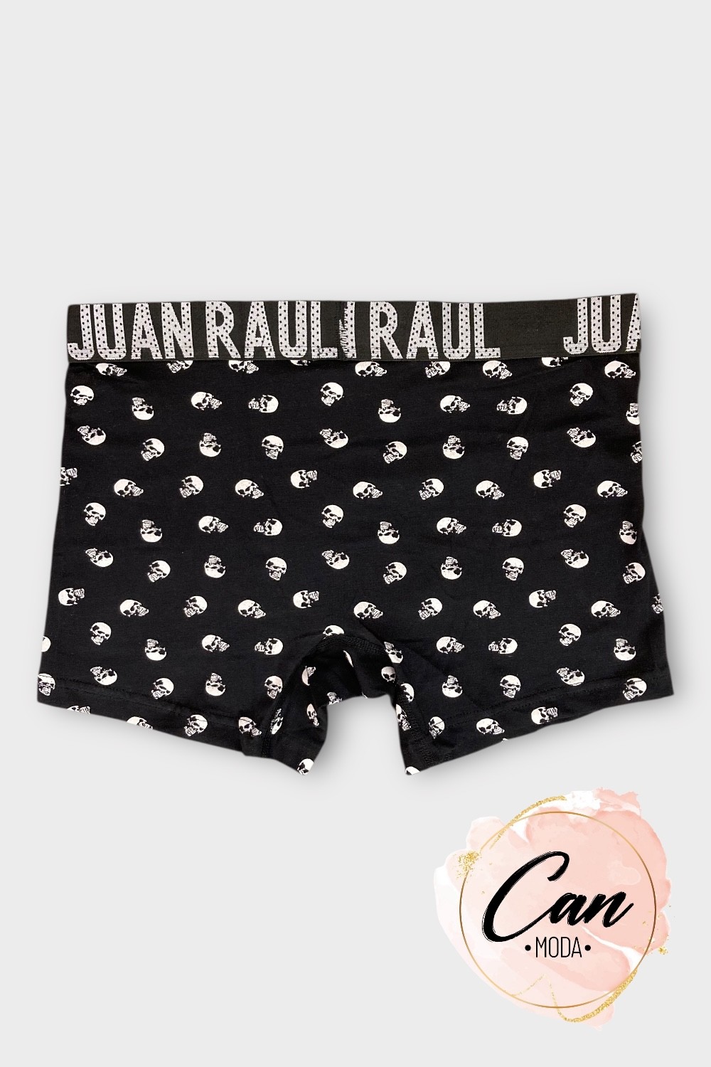 Skull Style Desenli - %95 Pamuklu Erkek Boxer - DB248