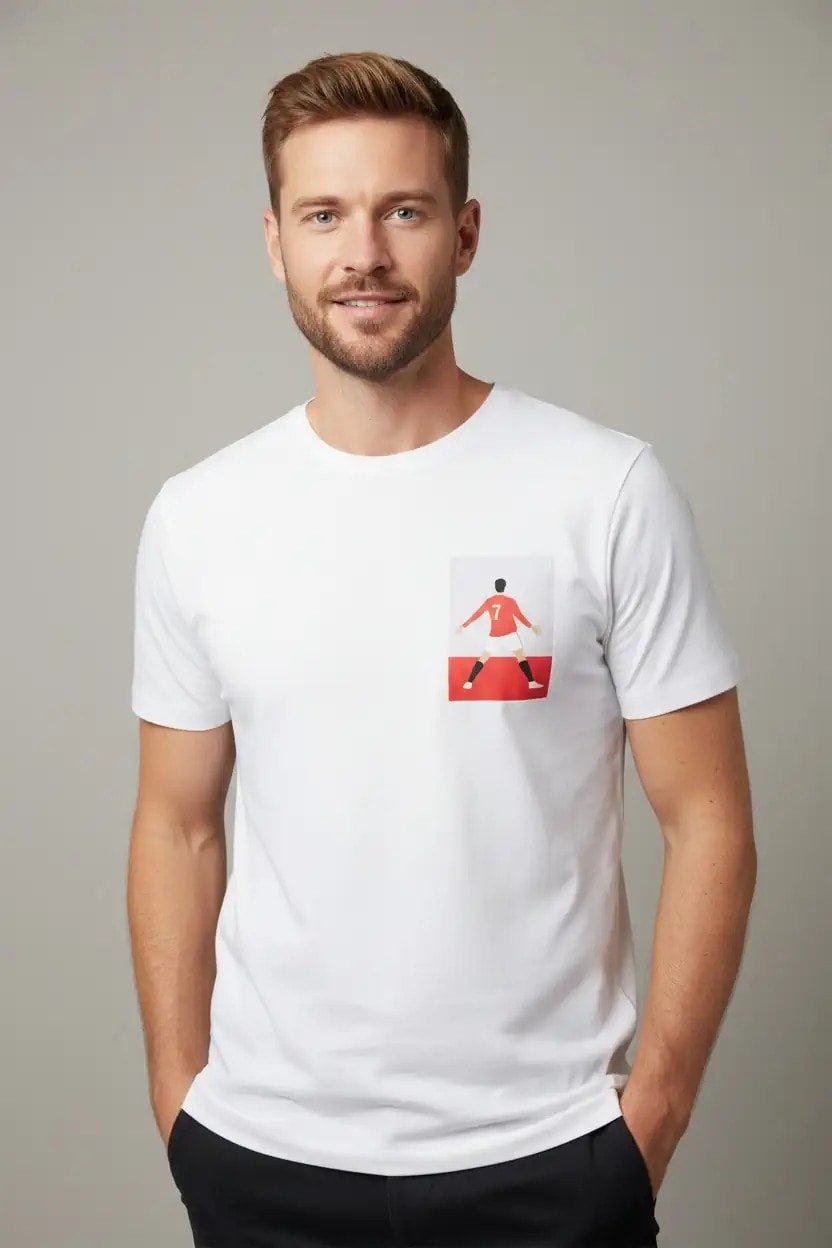 Regular CR T-Shirt - Beyaz
