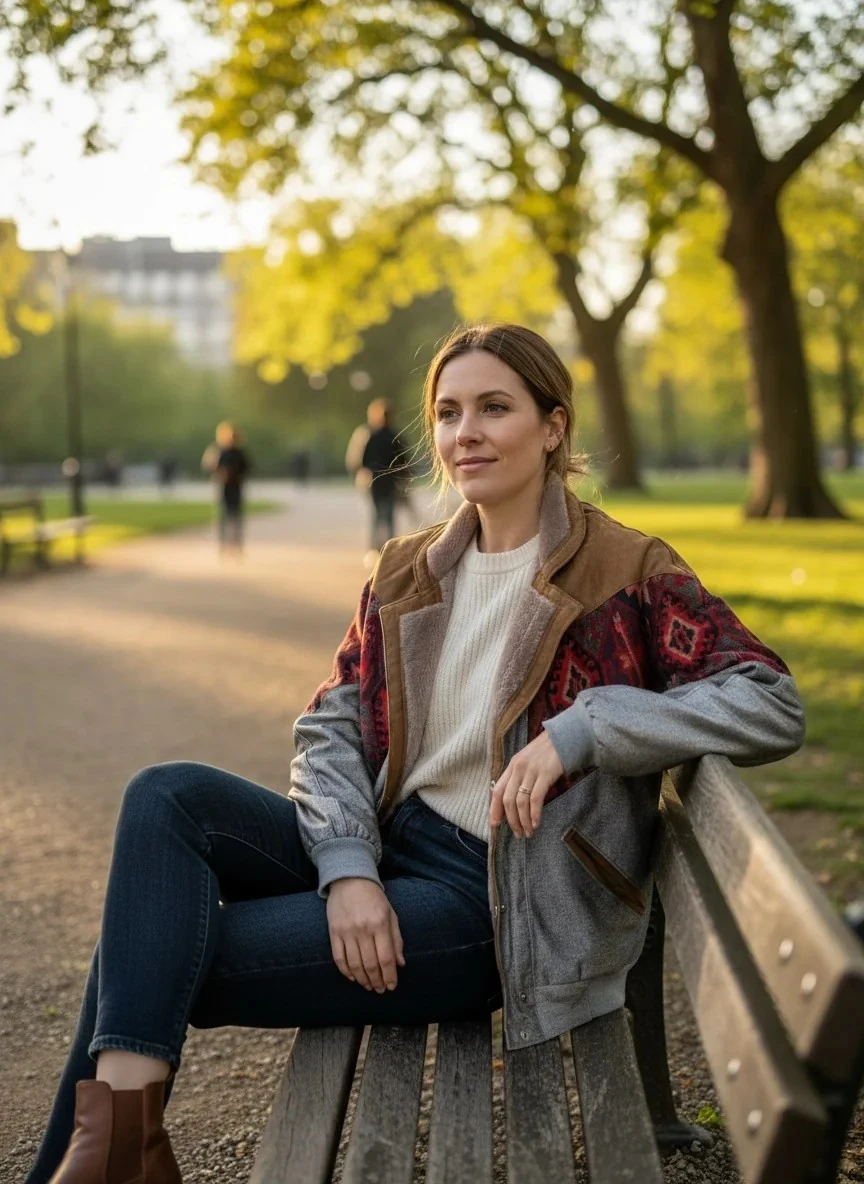 Unisex Vintage Pattern Jacket - Product Code: 6629