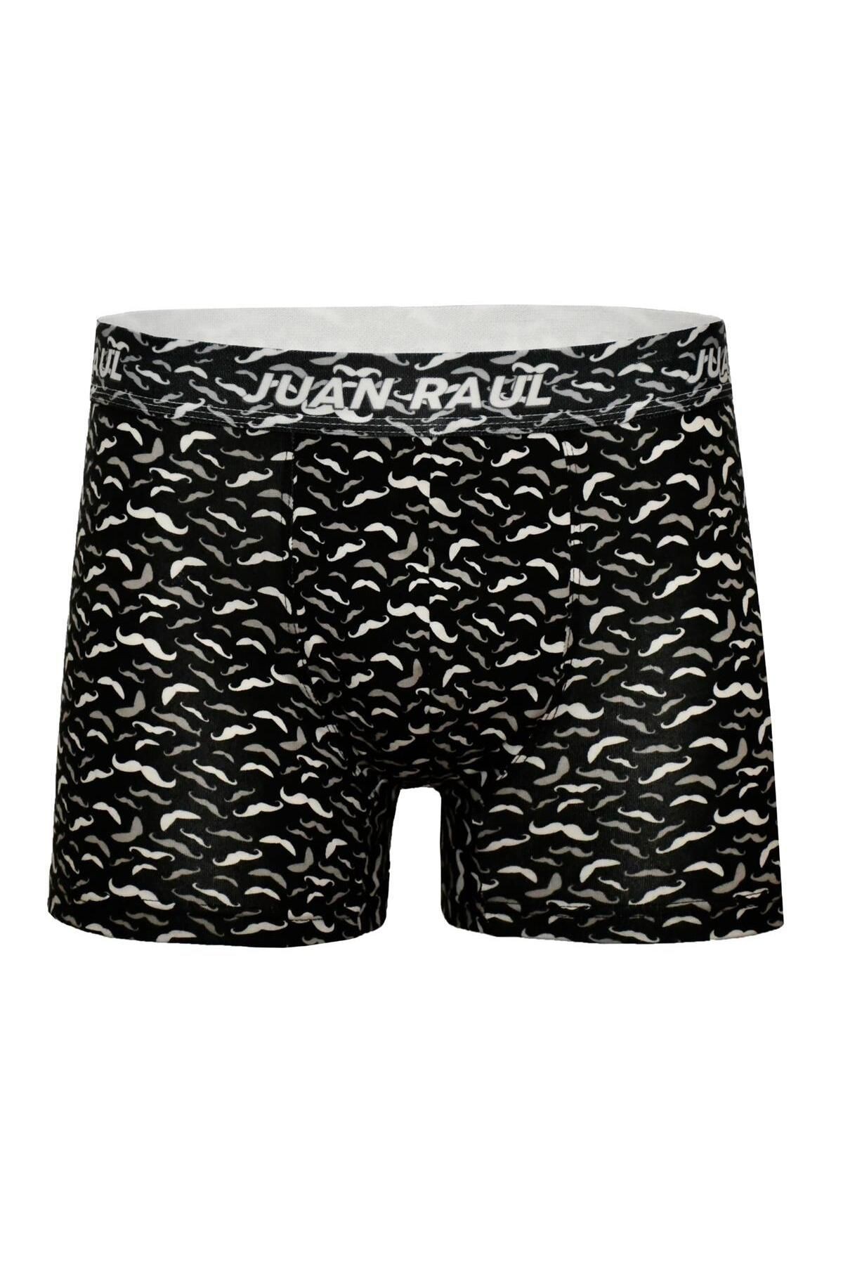 Bıyık Baskılı Boxer