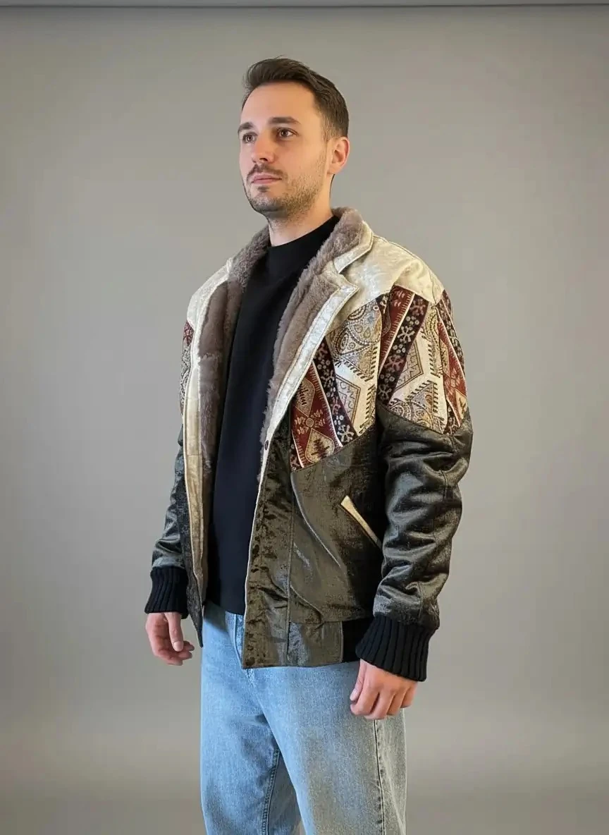 Unisex Vintage Pattern Jacket - Product Code: 7042