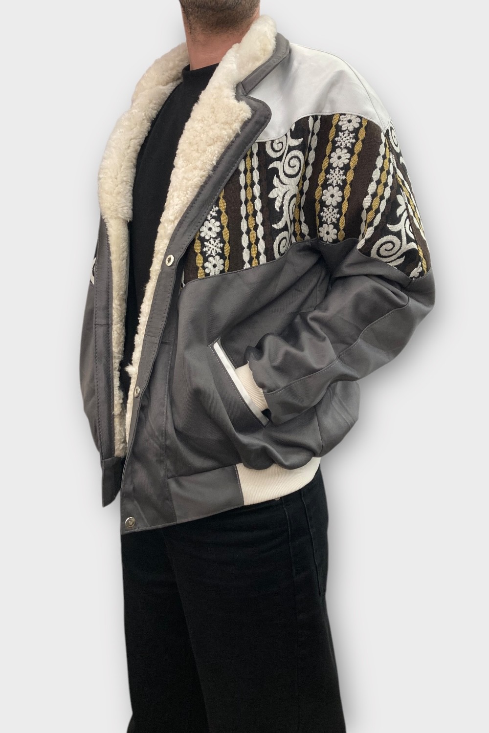 (7342) XLARGE BEDEN KADIN & ERKEK OVERSIZE RETRO VINTAGE CEKET