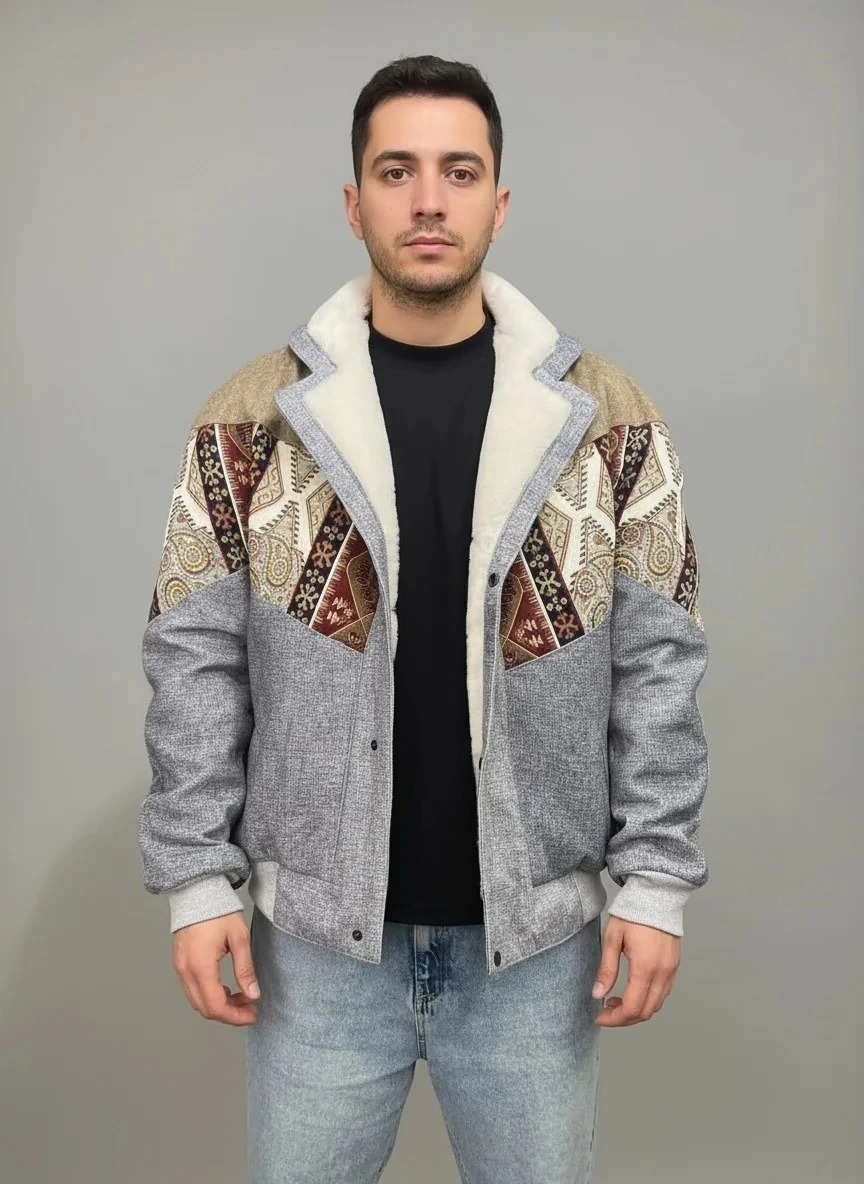 Unisex Vintage Pattern Jacket - Product Code: 7042