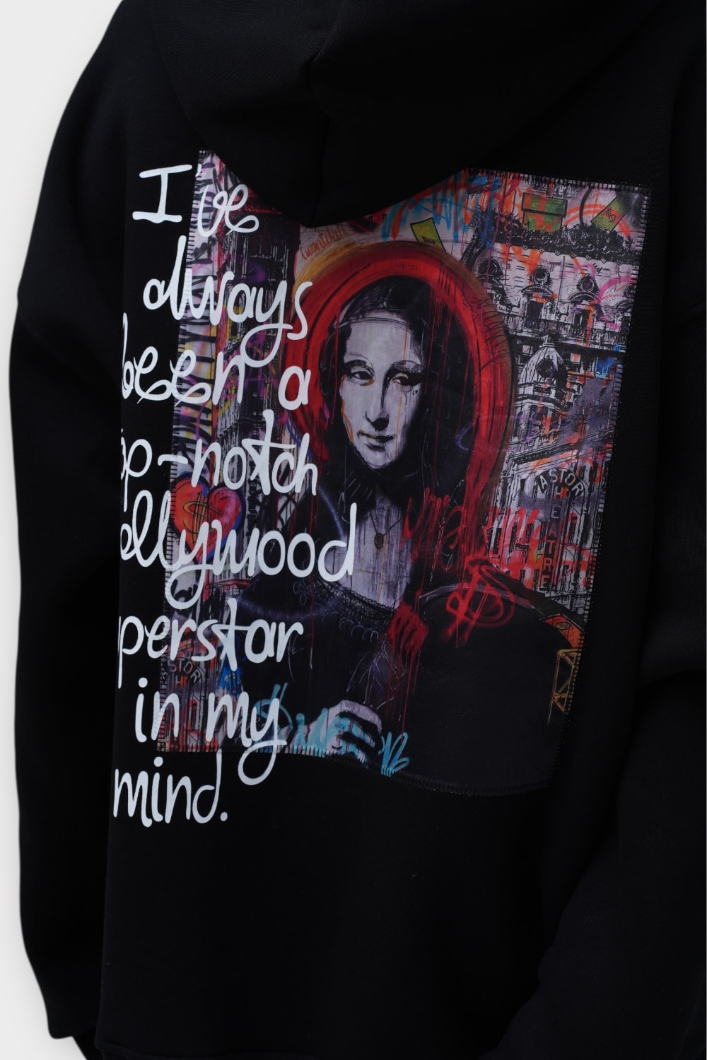 Top Notch Oversize Hoodie – 100% Cotton Black | Not All Wounds Are Visible