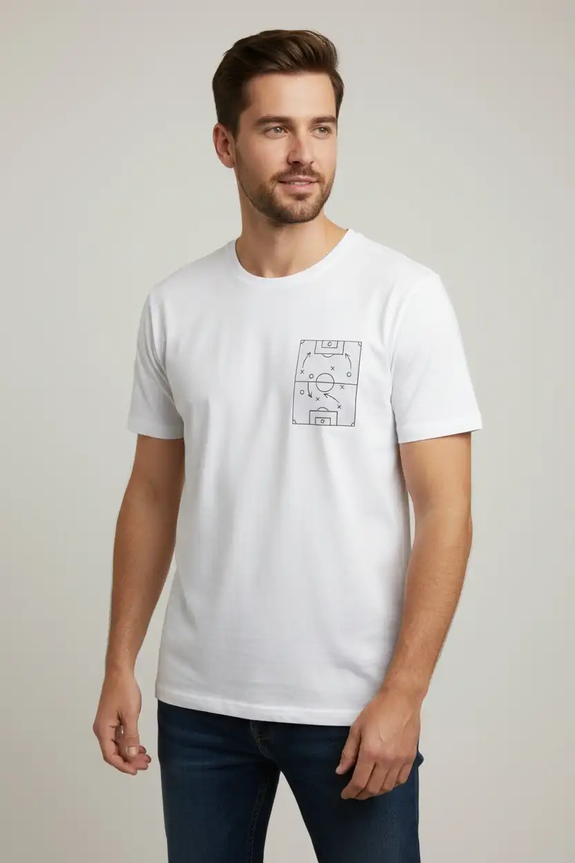 Regular Taktik T-Shirt - Beyaz