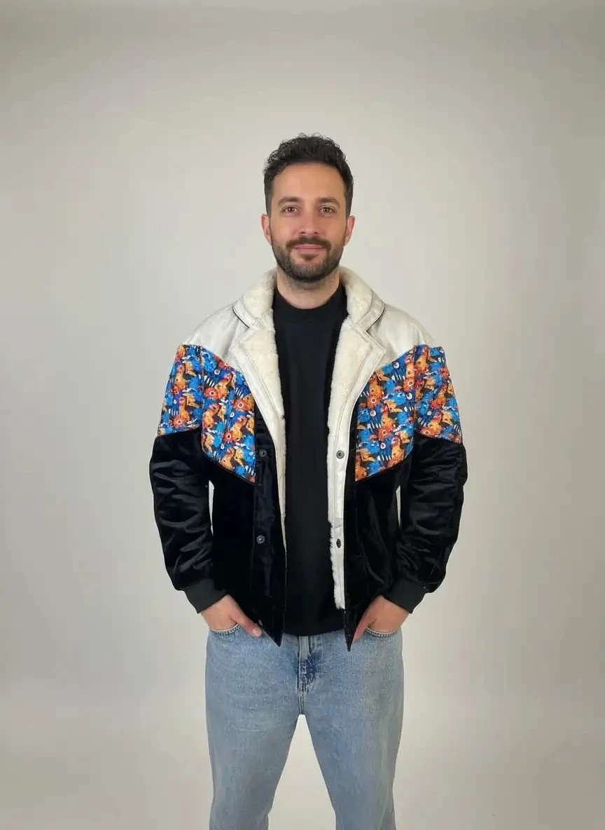 Unisex Vintage Pattern Jacket - Product Code: 7042