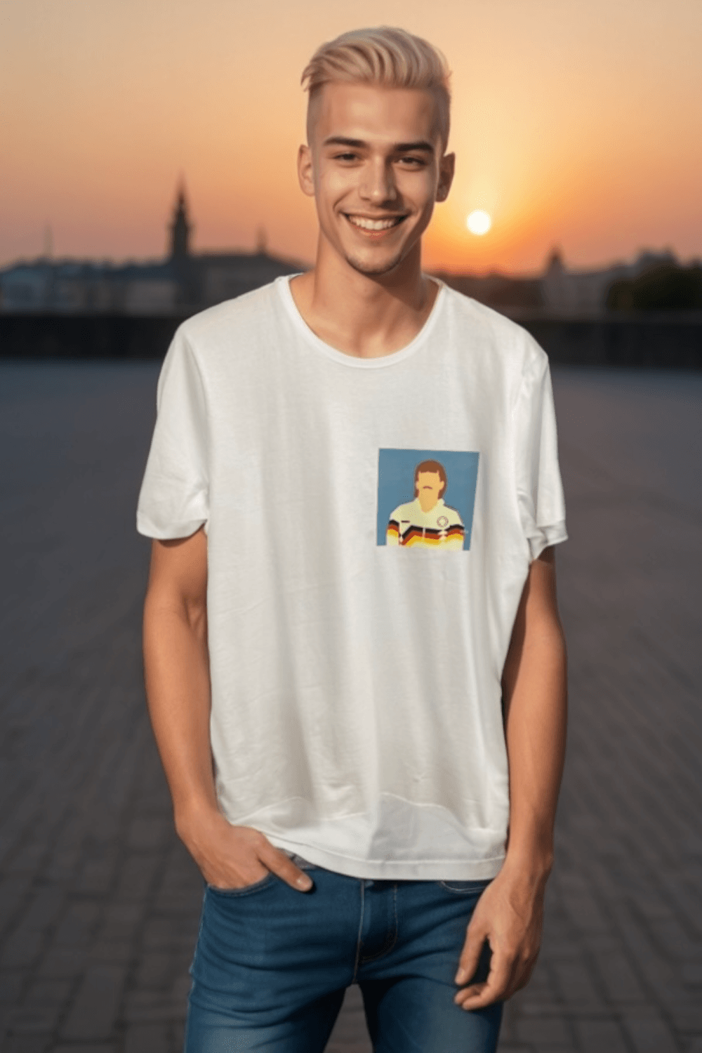 Regular Rudi T-Shirt - Beyaz