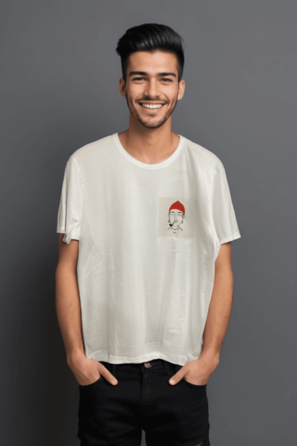Regular Ned T-Shirt - Beyaz