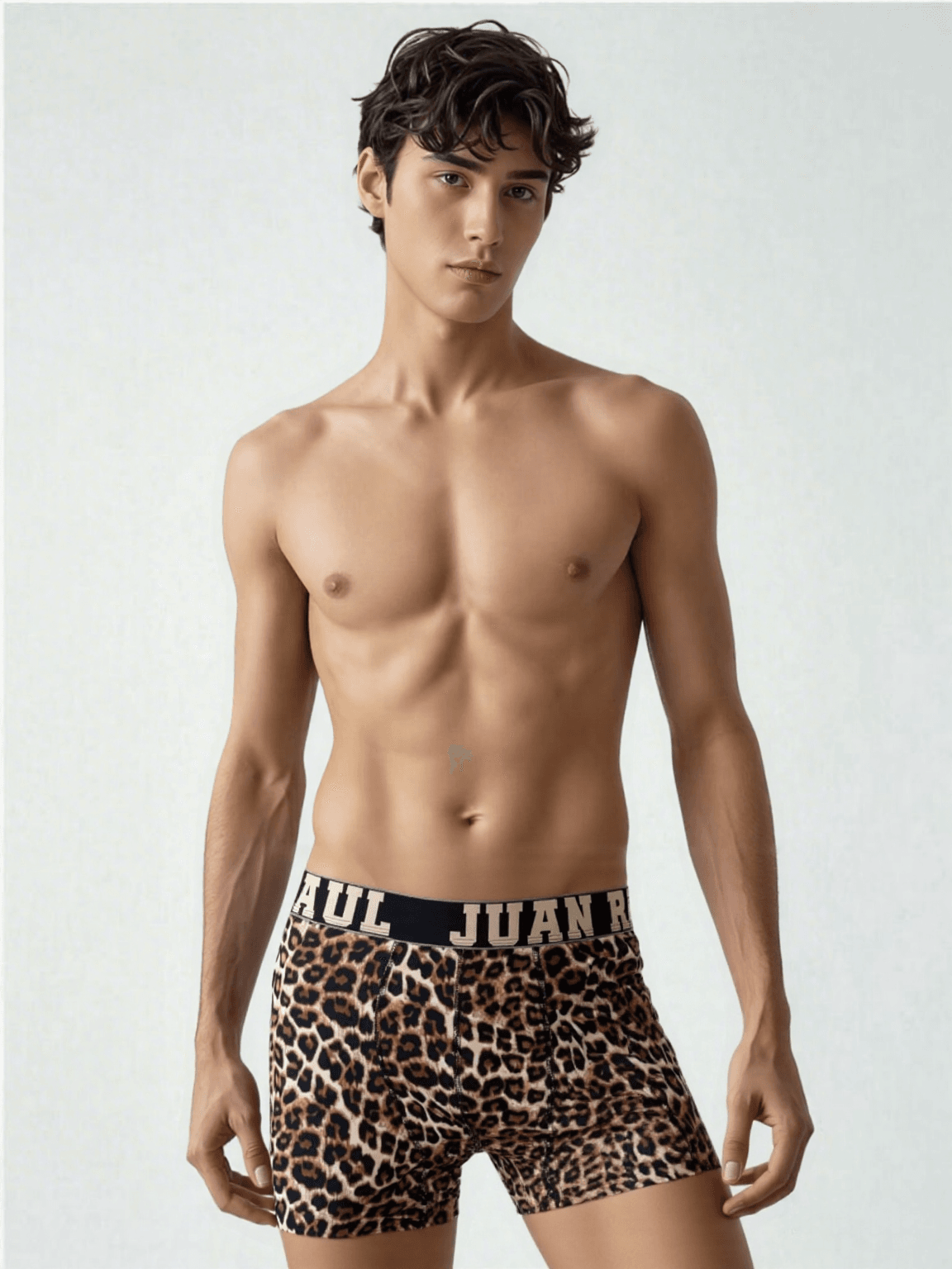 Desenli Boxer - Leopar Desen