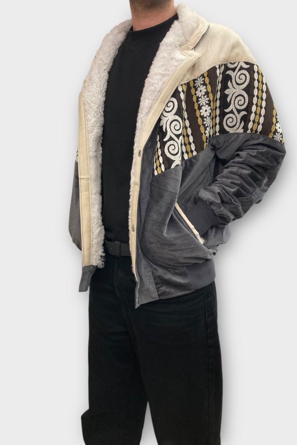 (7345) 2XLARGE BEDEN KADIN & ERKEK OVERSIZE RETRO VINTAGE CEKET