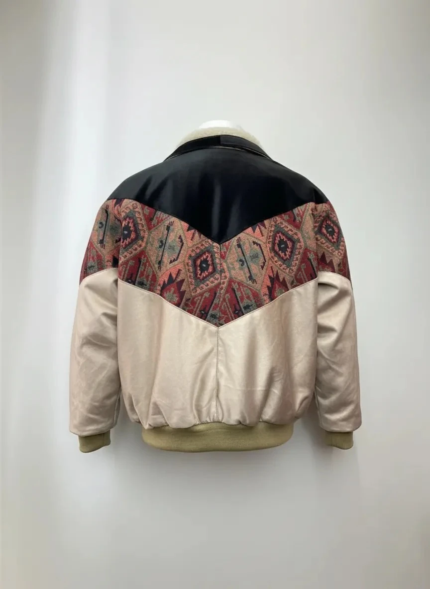 (7681) 2XLarge / 3XLarge Uyumlu Aztek Tarzı Oversize Unisex Ceket