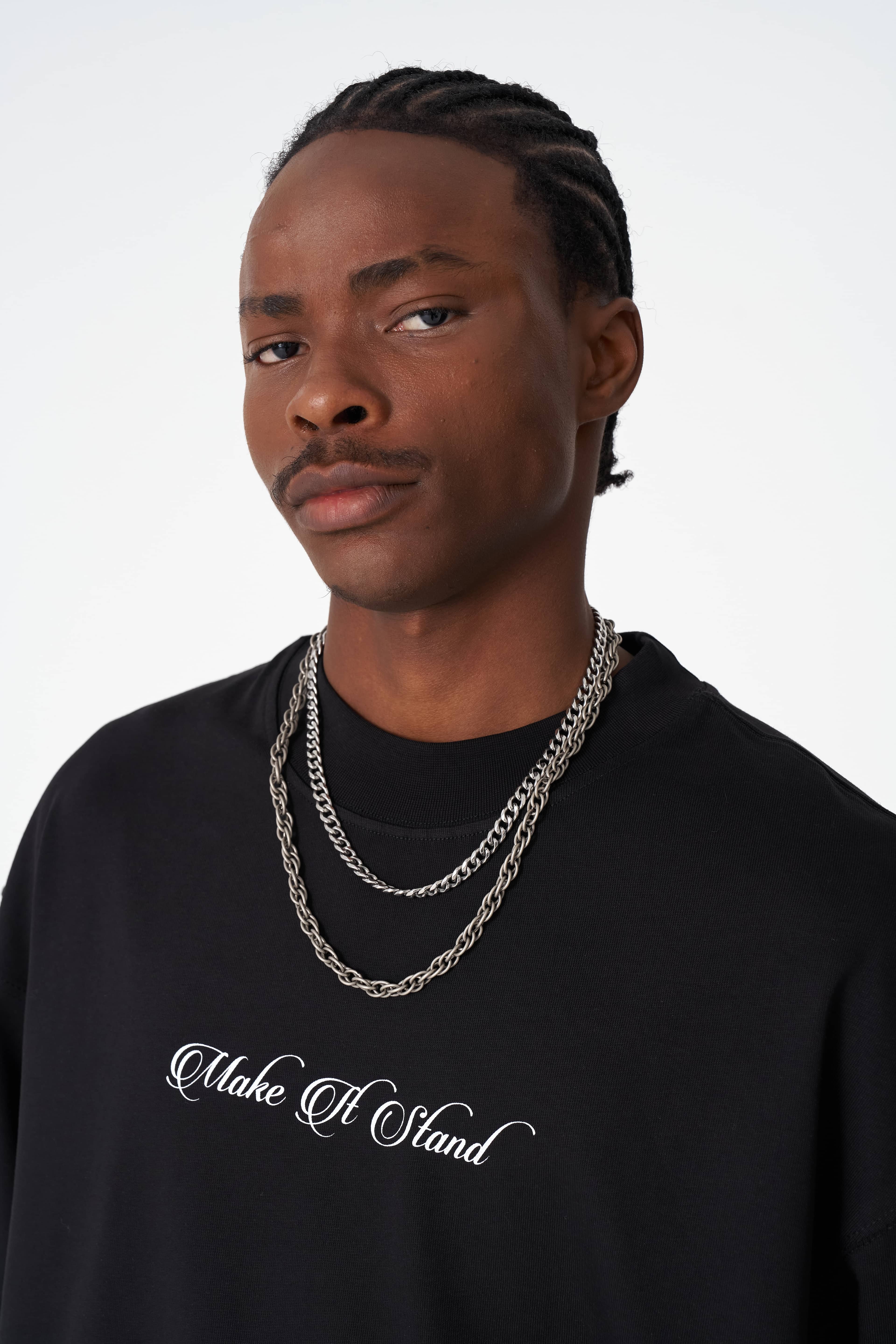 This Day is Yours Oversize %100 Pamuk T-Shirt - Siyah