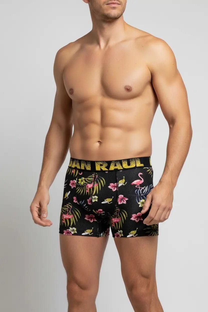 Tropik Flamingo Desen Boxer - DB258