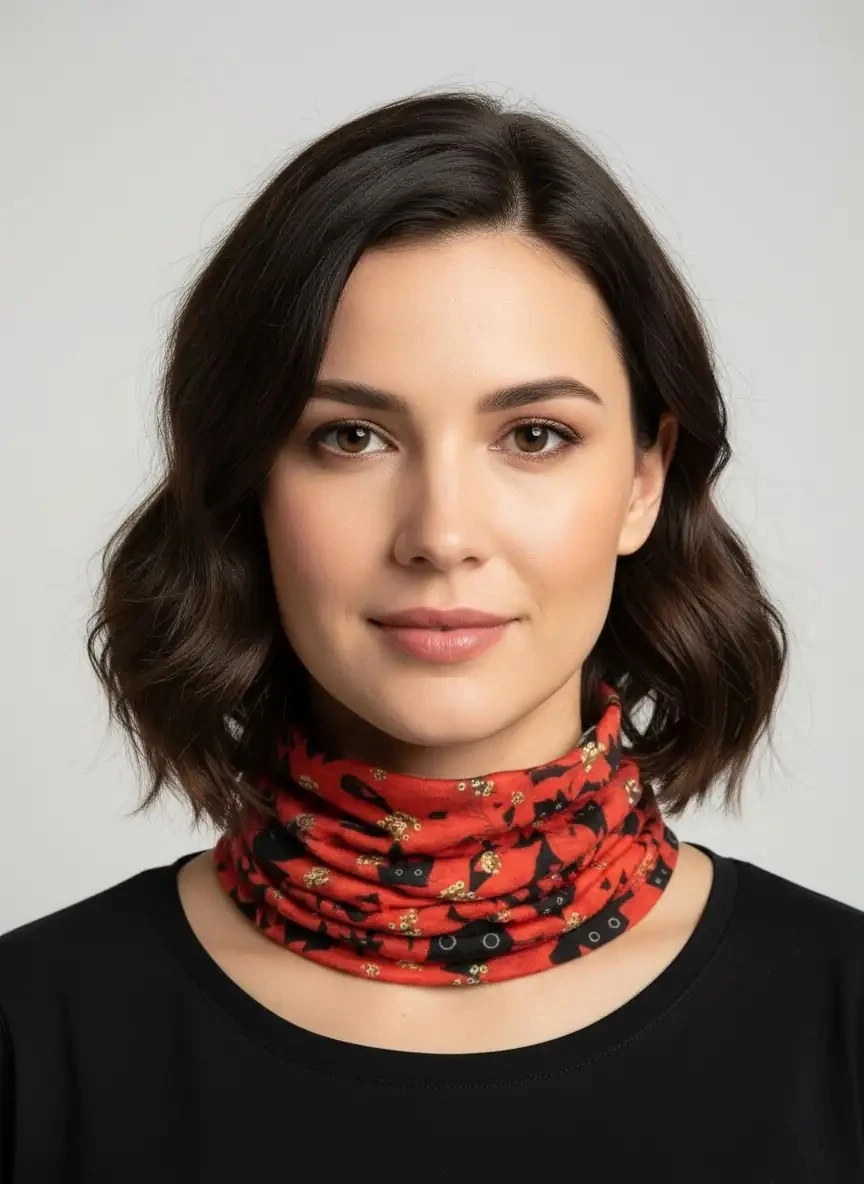 Kedi Temalı Buff - 25x47 cm - BF222