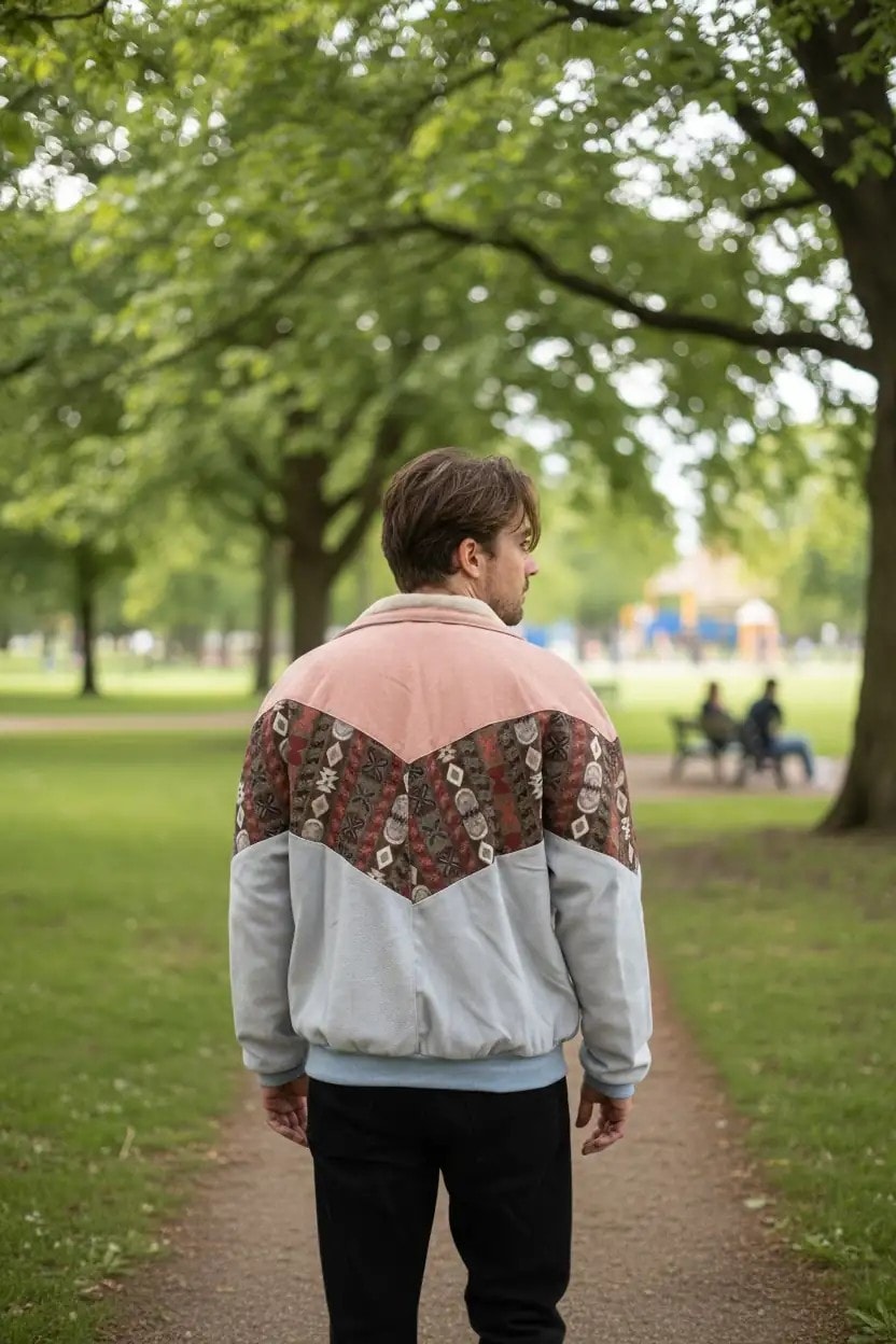 Unisex Vintage Pattern Jacket - Product Code: 7042