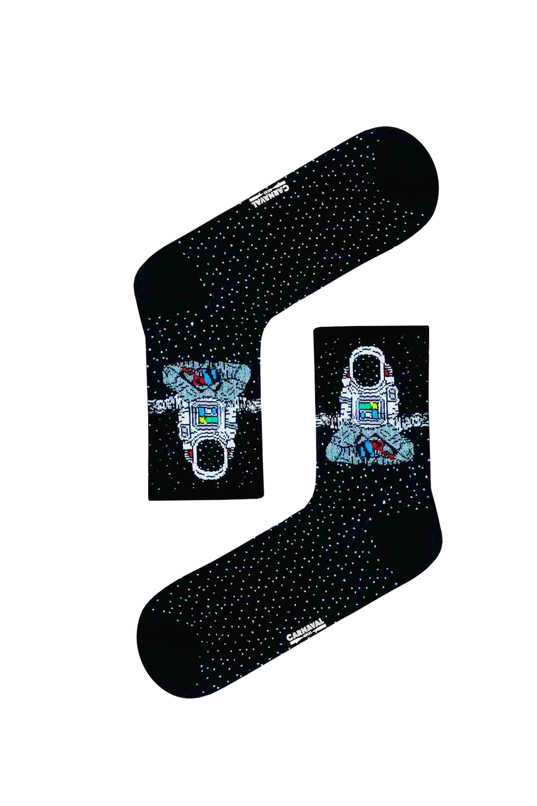 Meditasyon Yapan Astronot Desenli Çorap (36-44 Numaraya Uygun)