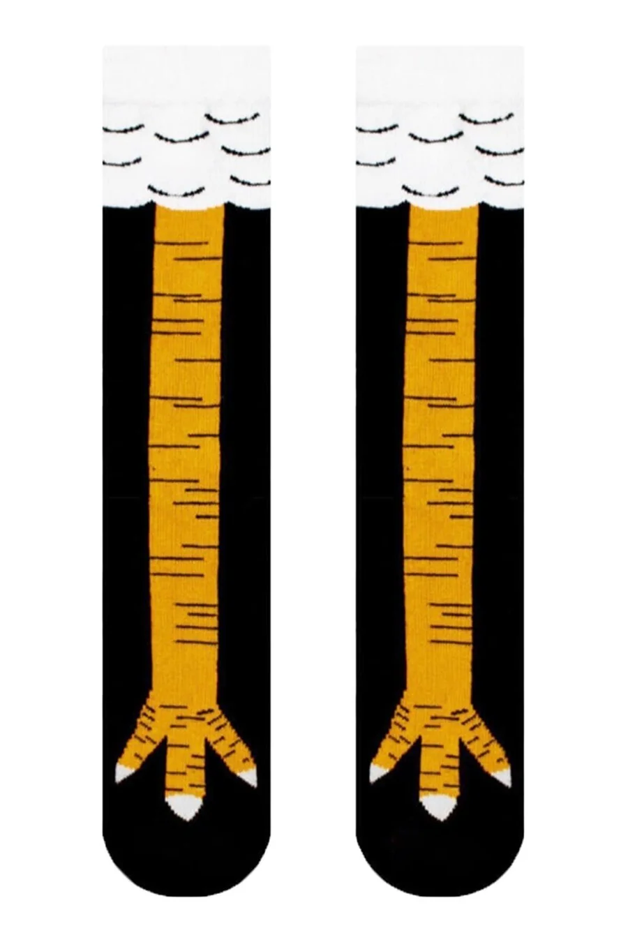 Tavuk Ayağı Desenli Çorap (36-44 Numaraya Uygun)