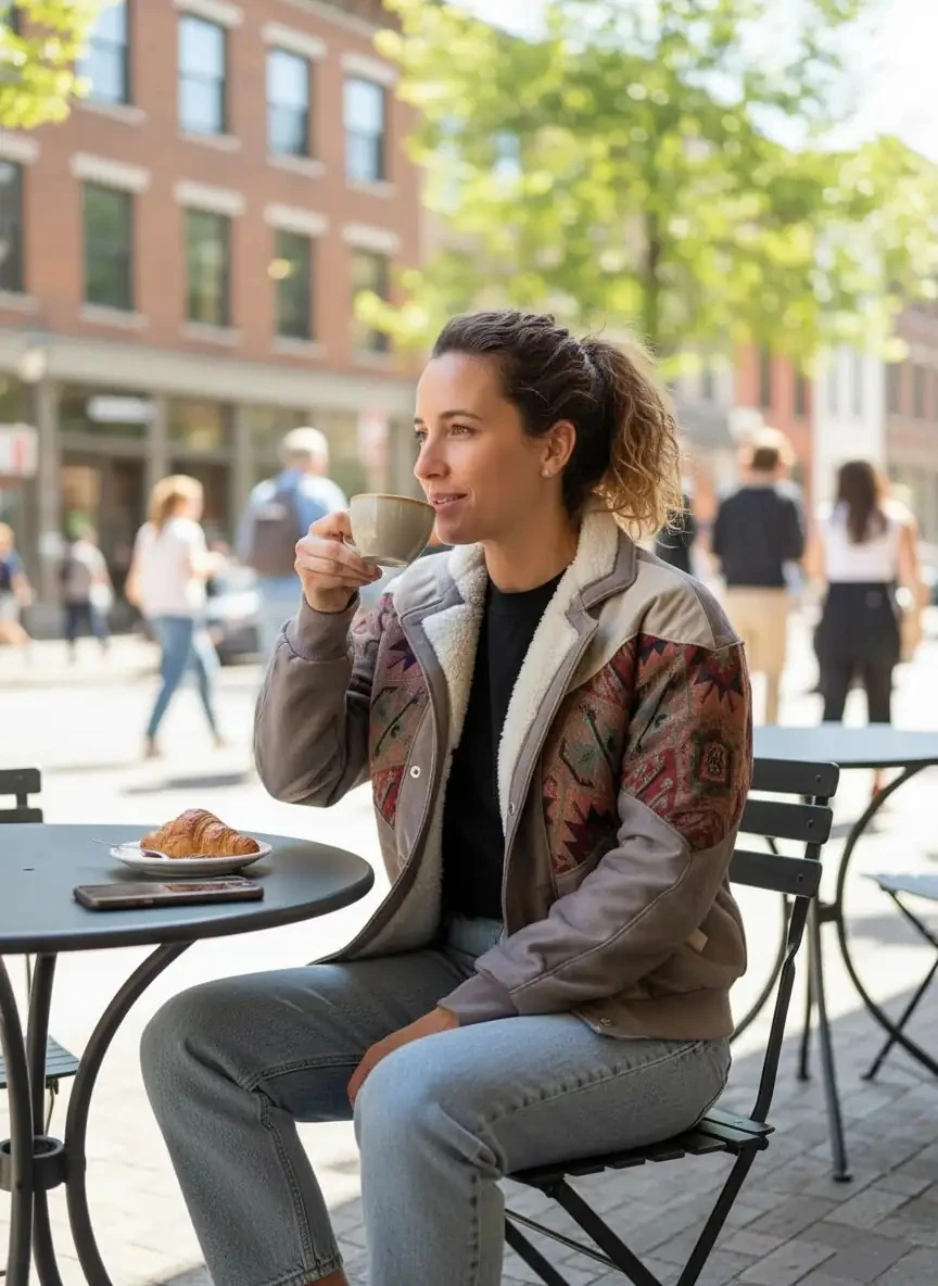 Unisex Vintage Pattern Jacket - Product Code: 6629