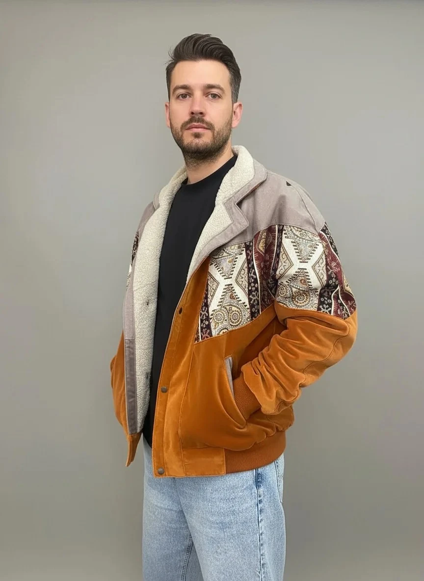 Unisex Vintage Pattern Jacket - Product Code: 7042