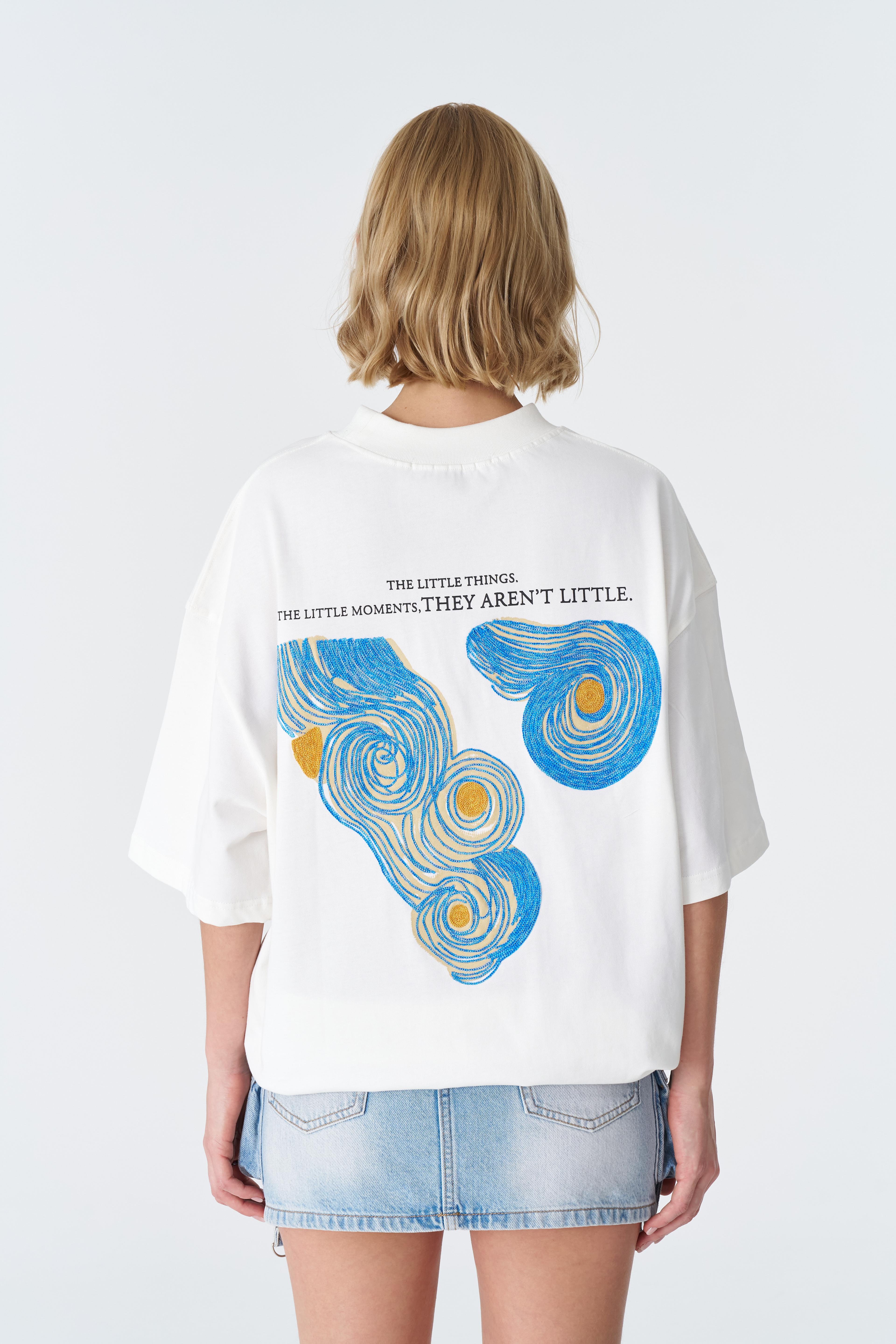 The Little Things %100 Pamuk T-Shirt - Beyaz