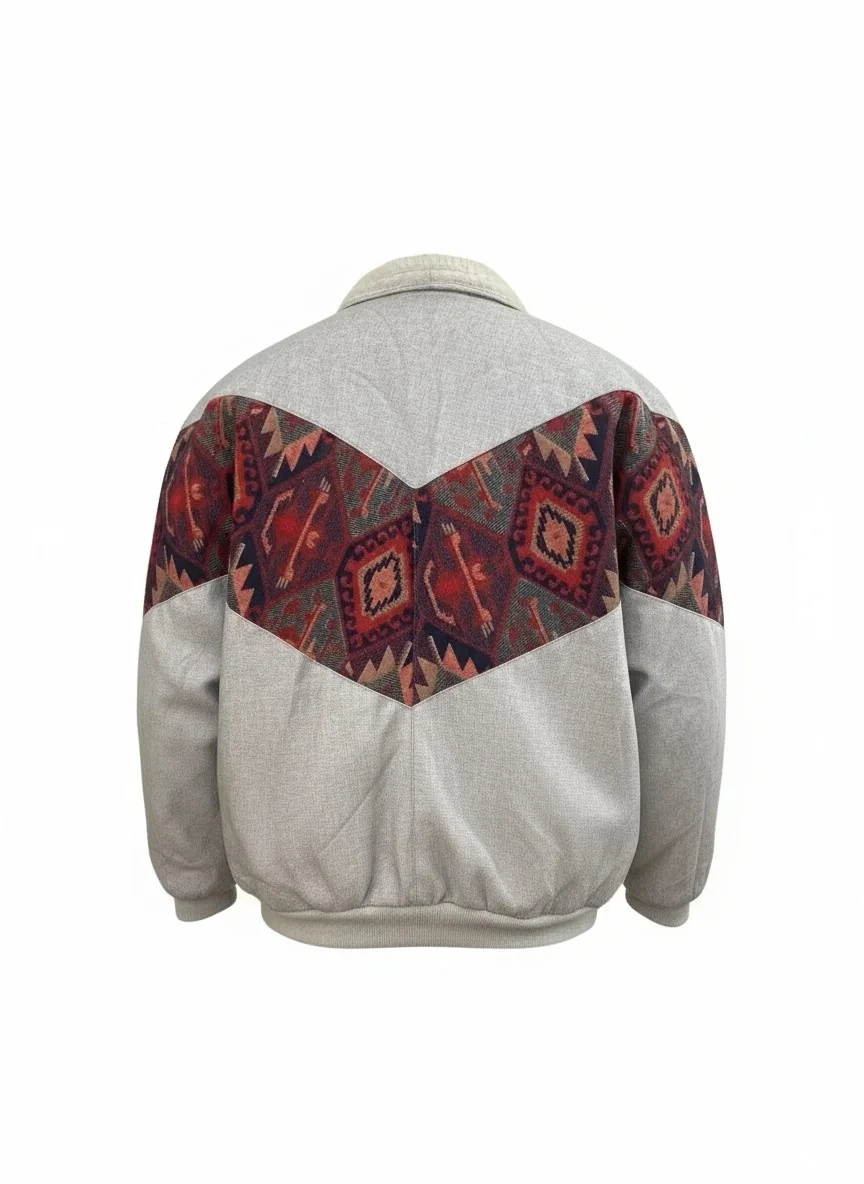 (7588) Large / XLarge Beden Uyumlu Vintage Desenli Özel Ceket