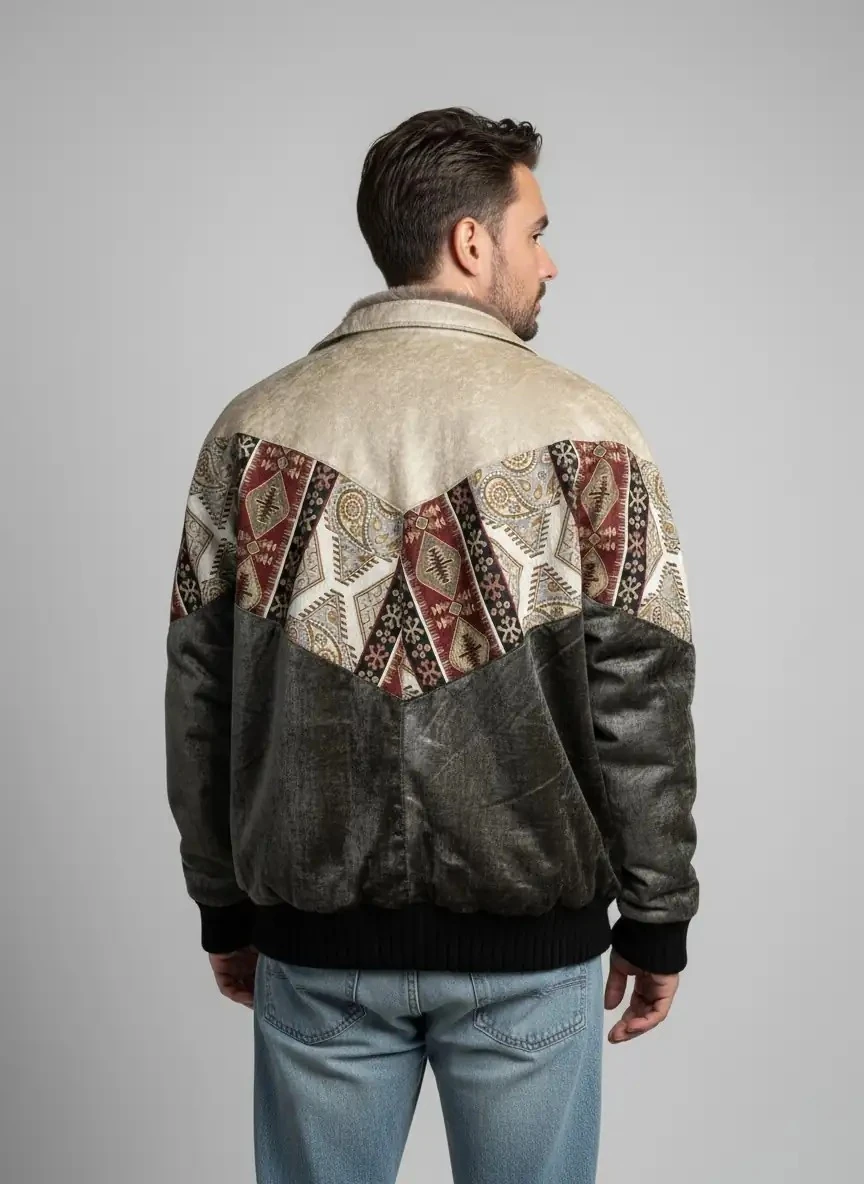 Unisex Vintage Pattern Jacket - Product Code: 7042