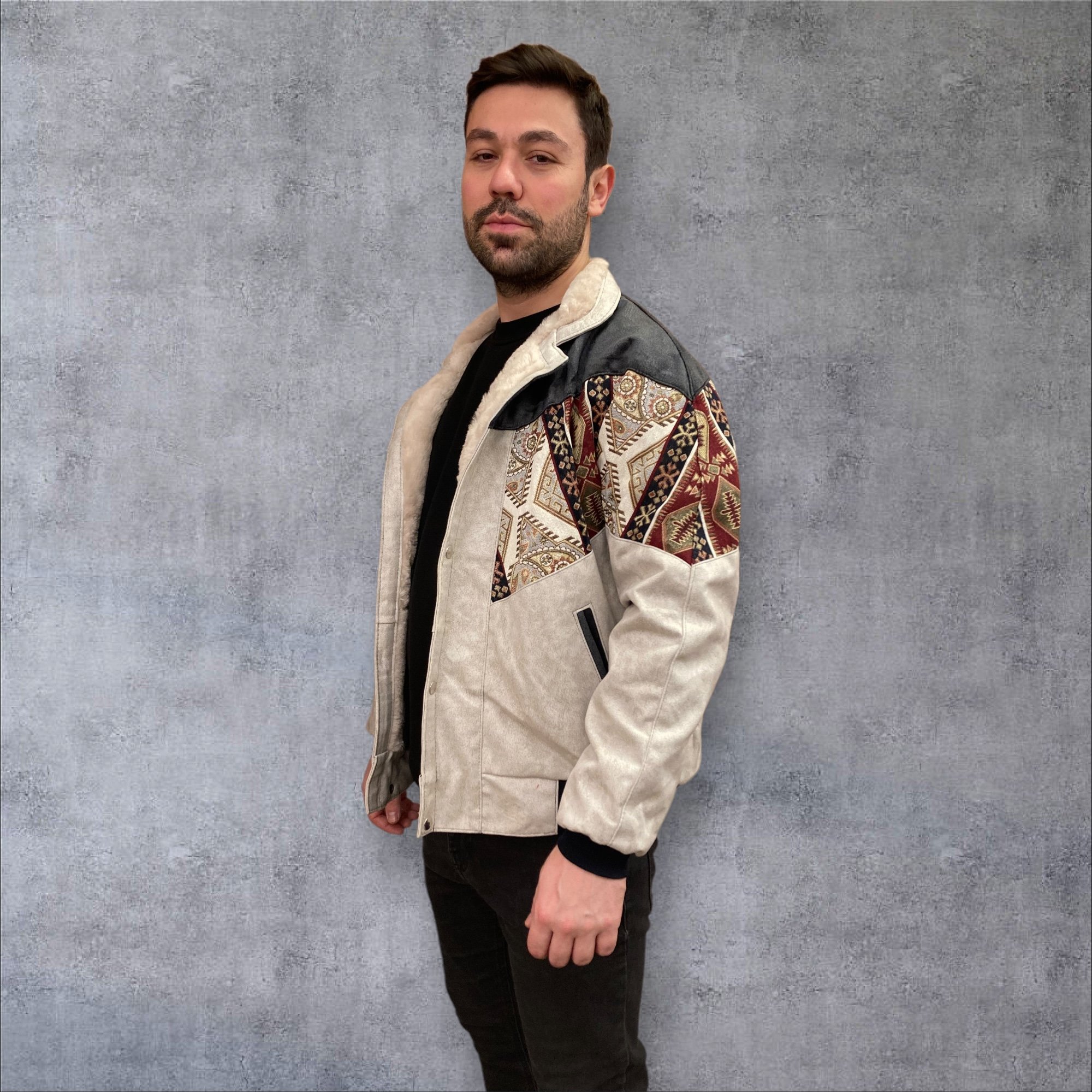 Unisex Vintage Pattern Jacket - Product Code: 7042