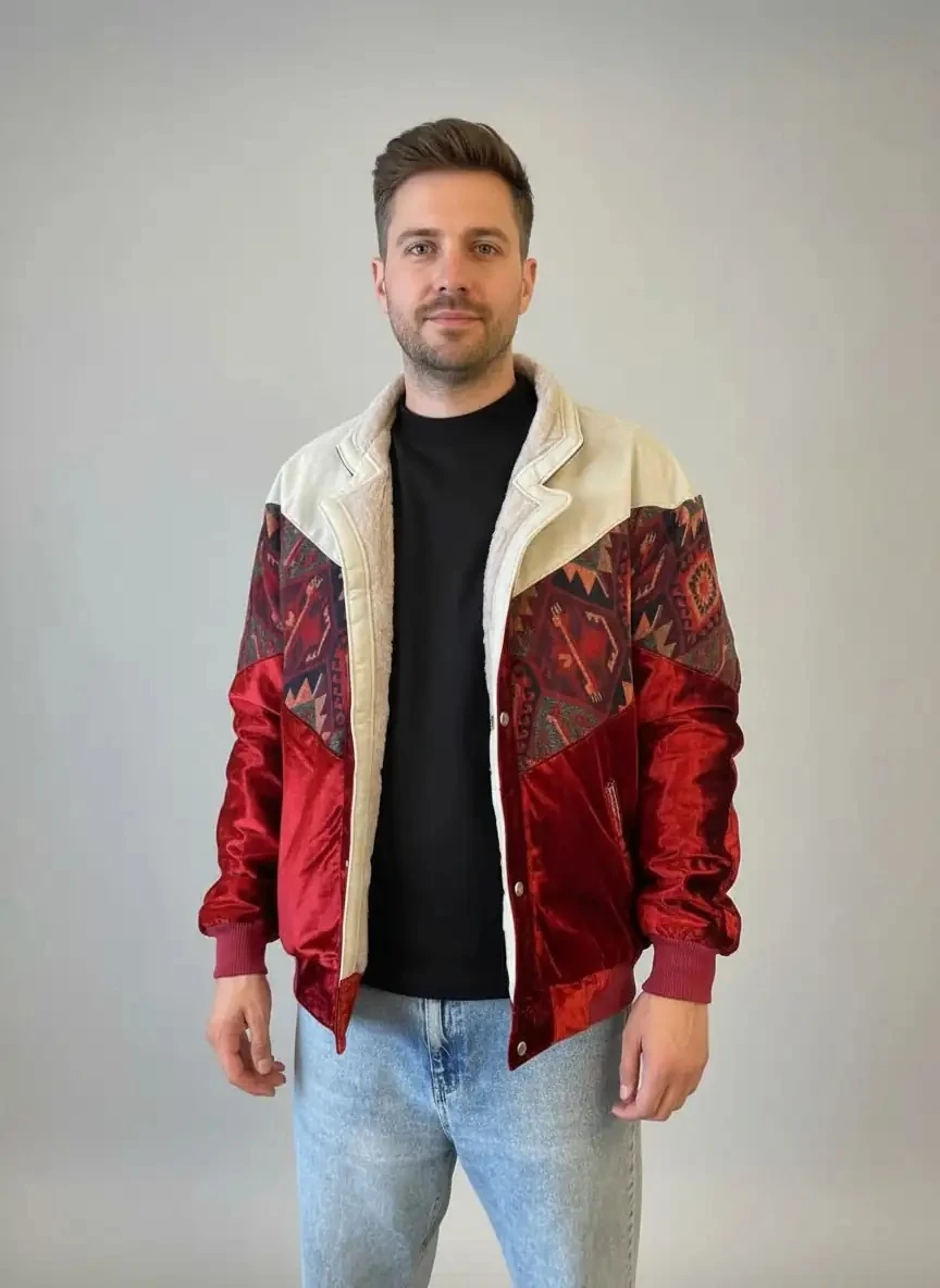 Unisex Vintage Pattern Jacket - Product Code: 7042