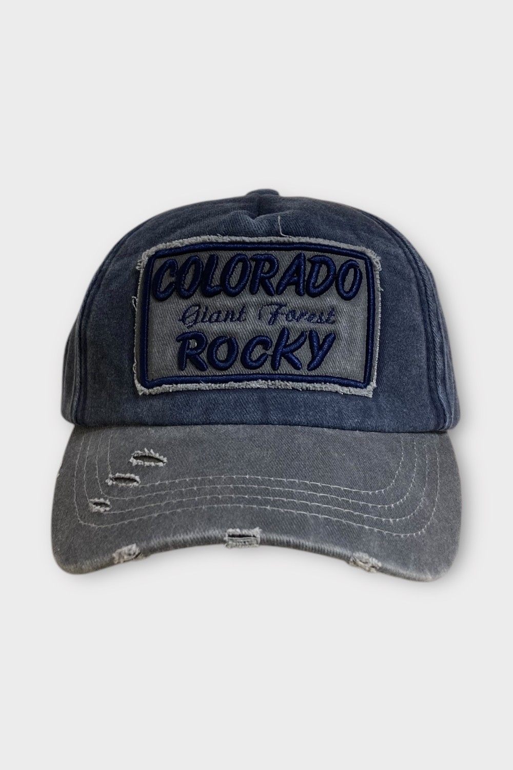 Rocky Colorado %100 Pamuk Ayarlanabilir Şapka – Lacivert