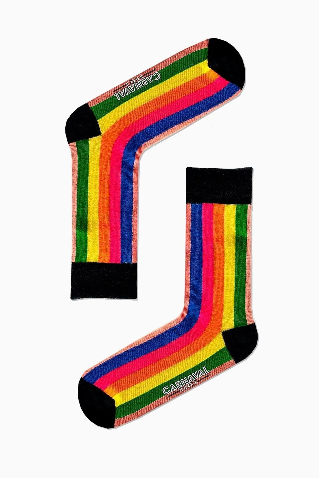 Gökkuşağı Desenli Renkli Çorap (36-44 Numaraya Uygun)