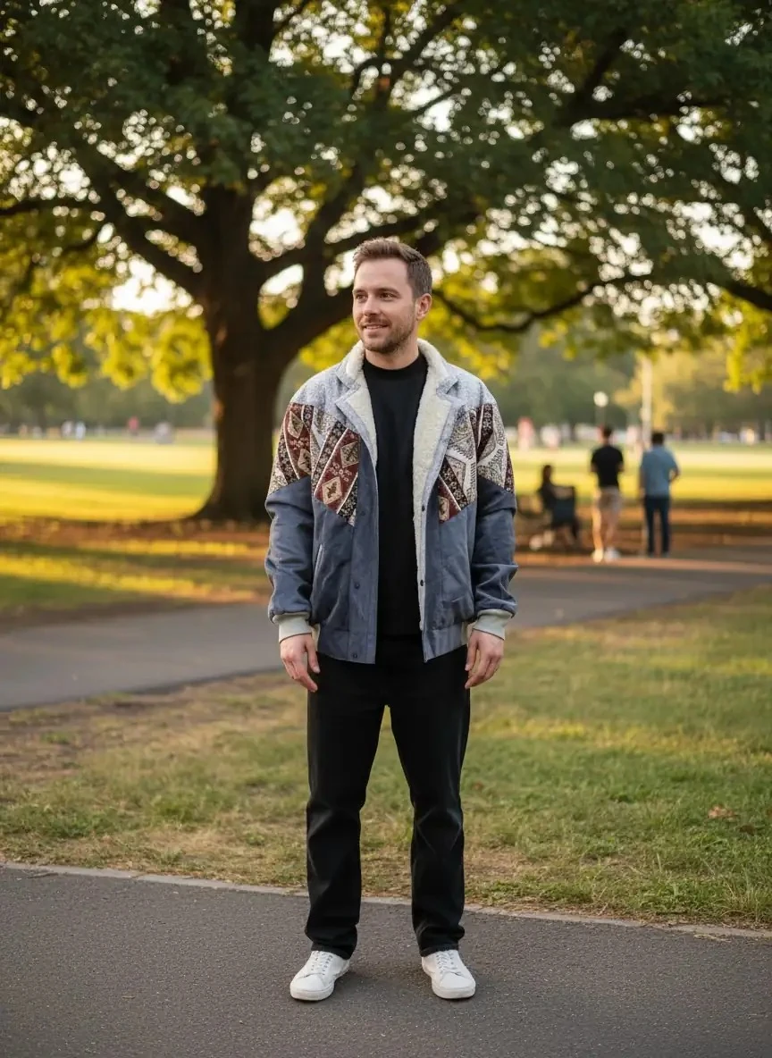 Unisex Vintage Pattern Jacket - Product Code: 7042