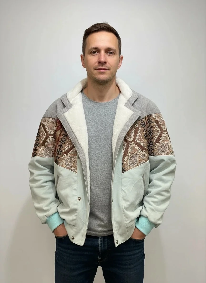 Unisex Vintage Pattern Jacket - Product Code: 7042