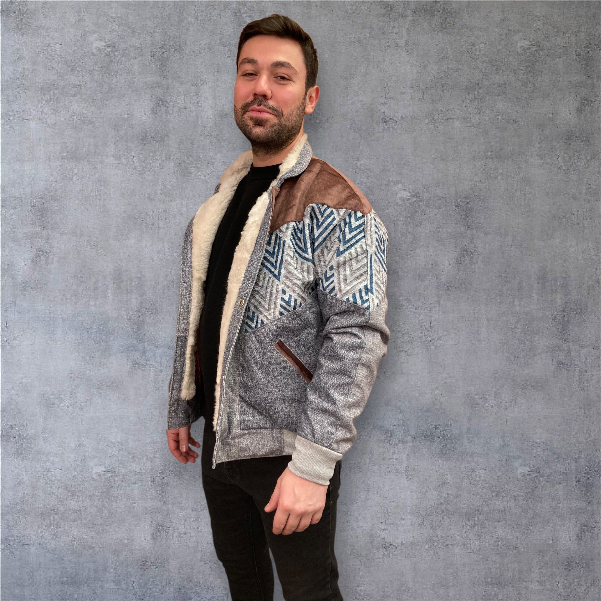 Unisex Vintage Pattern Jacket - Product Code: 7042