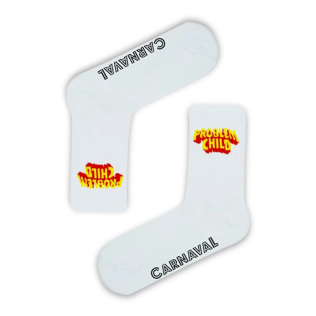 Problem Child Desenli Çorap (36-44 Numaraya Uygun)