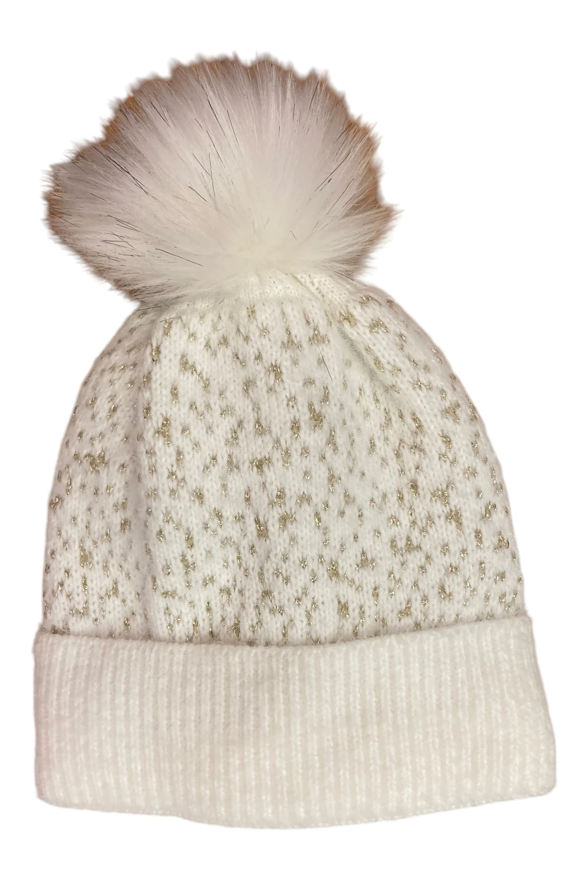 FO 2586 Yumuşak Dokulu Örgü Bere - Ekru