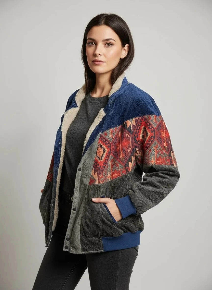 Unisex Vintage Pattern Jacket - Product Code: 6629