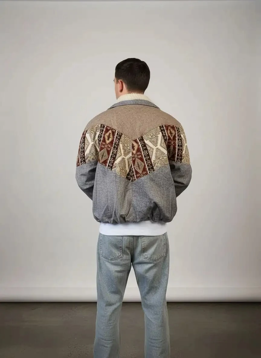 Unisex Vintage Pattern Jacket - Product Code: 7042