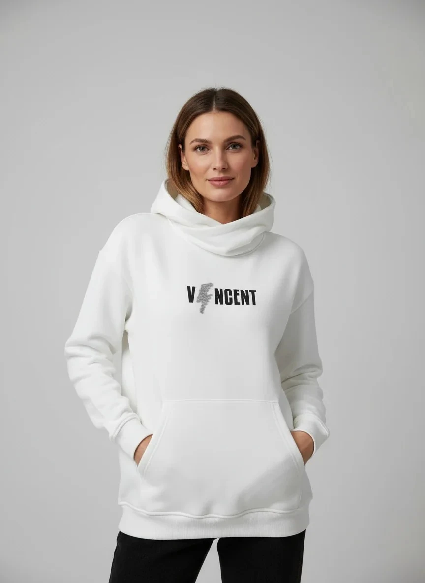 Carpet Motif Oversize Hoodie – 100% Cotton Black | Unique Back Print